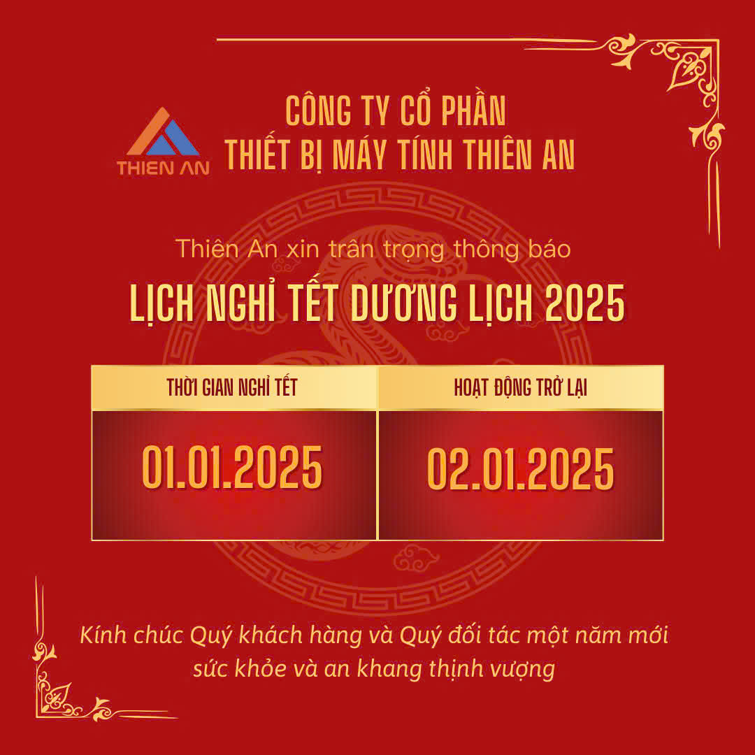 THÔNG BÁO NGHỈ TẾT DƯƠNG LỊCH NĂM 2025