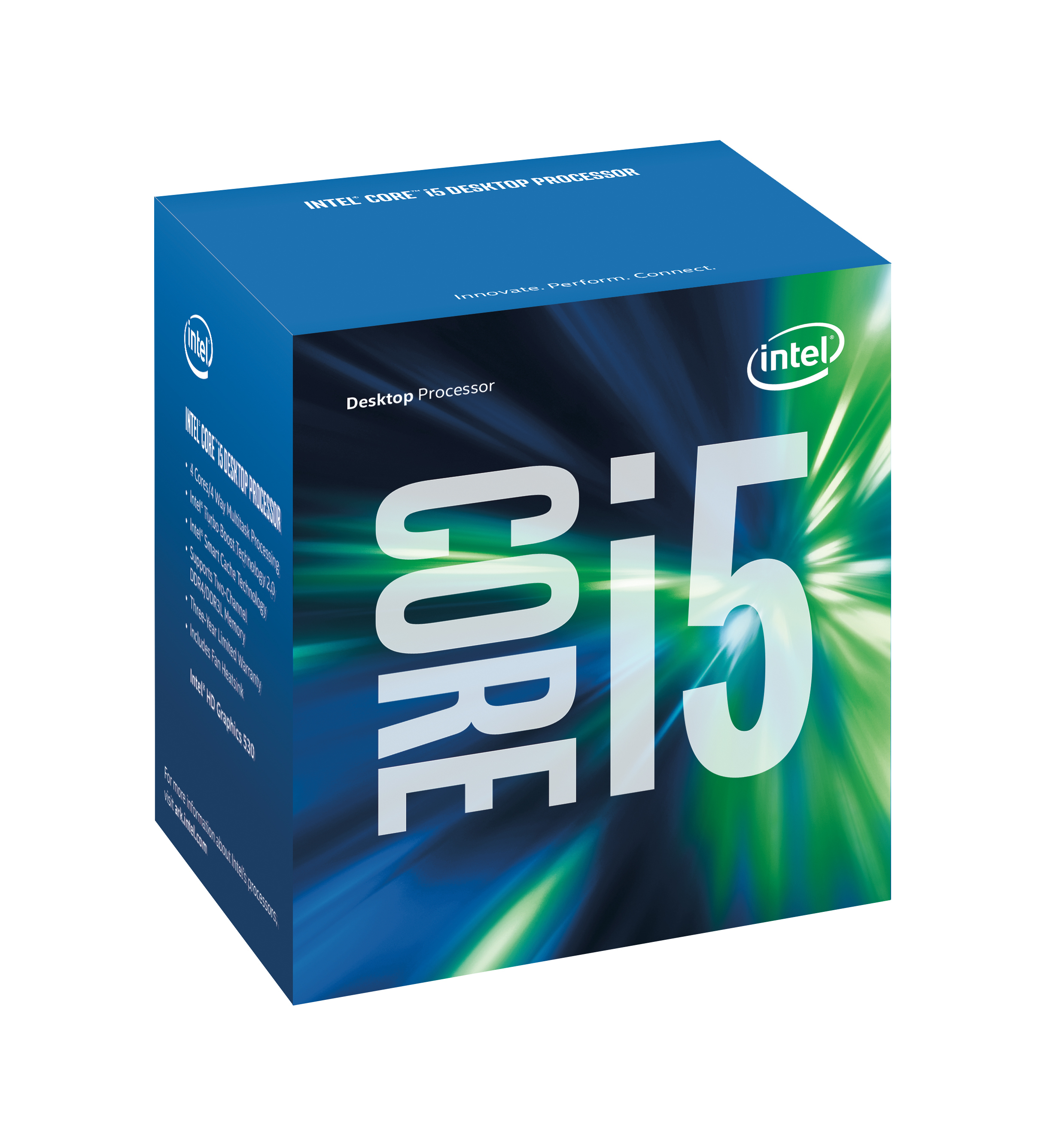 CPU Intel Core i5 7600 (Up to 4.1Ghz/ 6Mb cache) Kabylake