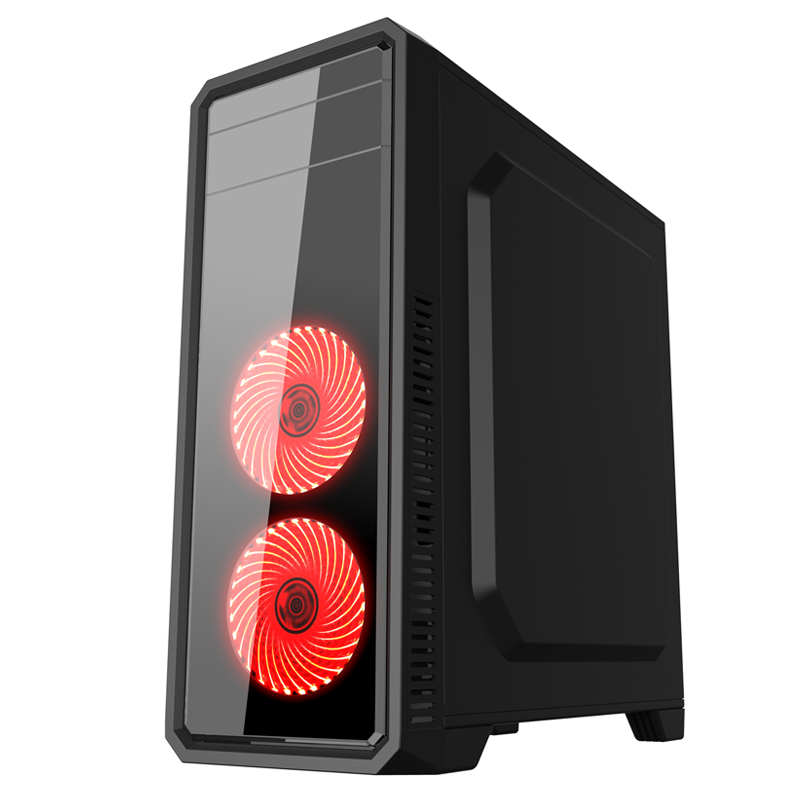 Vỏ máy vi tính GAMEMAX G561 - Mầu Đen - 3Fan Red
