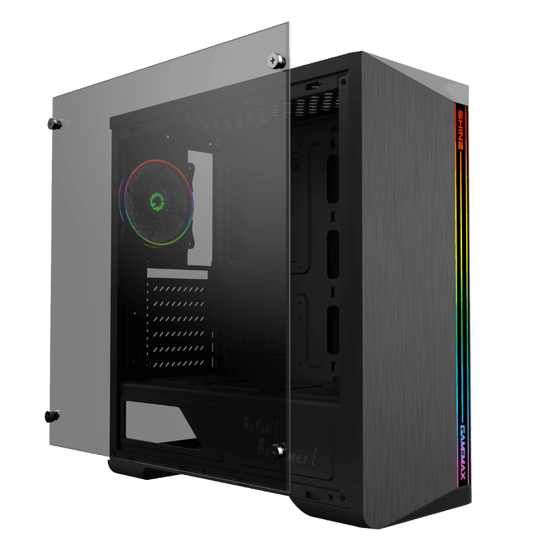 Vỏ máy vi tính GAMEMAX G517 Shine - 1Fan Rainbow