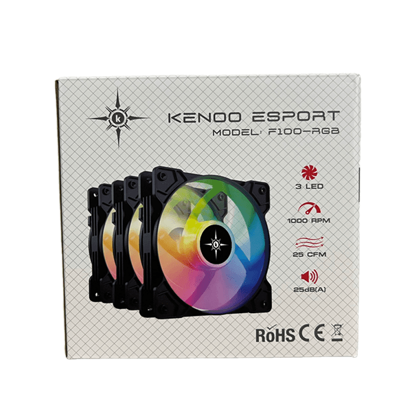 Quạt tản nhiệt cho máy tính KENOO ESPORT - RGB (Fan 12cm) 3 in 1