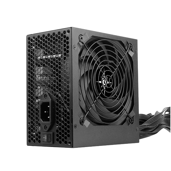 Nguồn máy tính KENOO ESPORT E650 (Fan12) - Mầu Đen  - Cáp dẹt  (Hộp box)