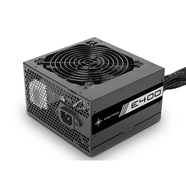 Nguồn máy tính KENOO ESPORT E400 (Fan12) - Mầu Đen  - Cáp dẹt