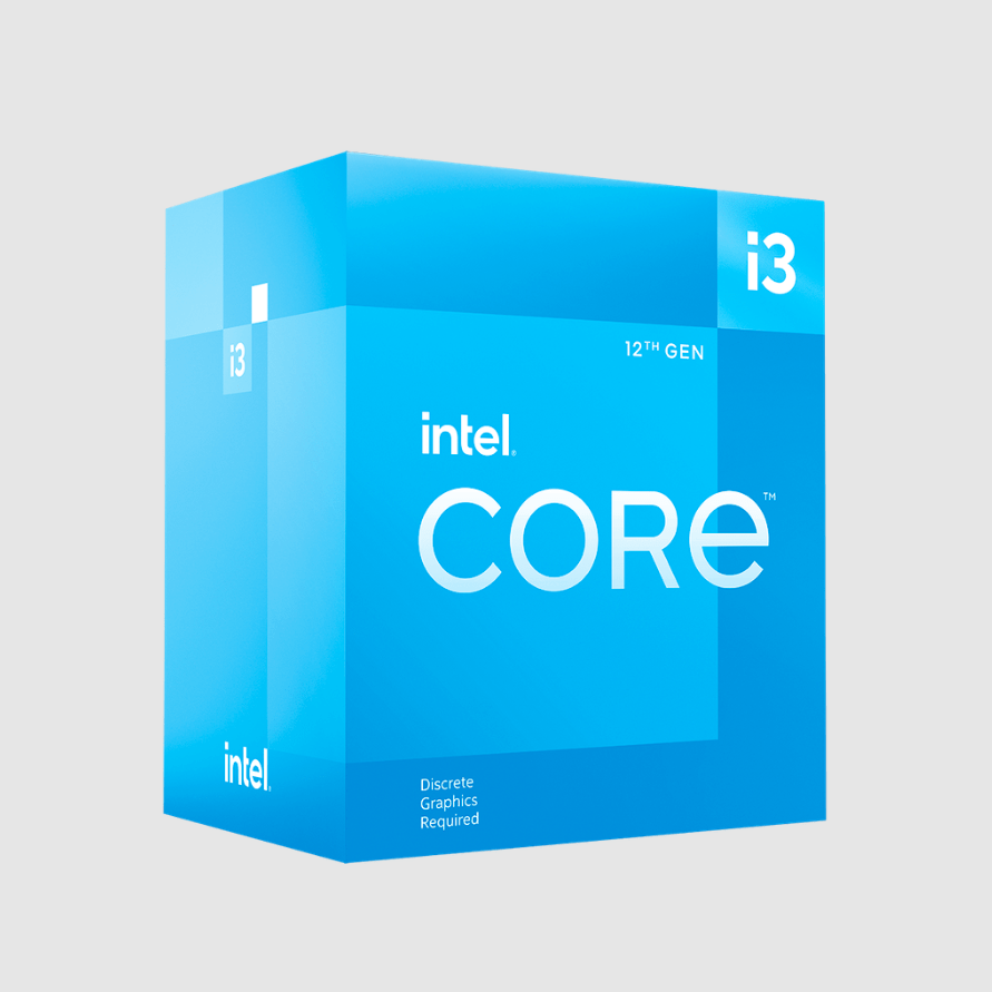 CPU Intel Core i3 12100F (Intel LGA1700 - 4 Core - 8 Thread - Base 3.3Ghz - Turbo 4.3Ghz - Cache 12MB - No iGPU)