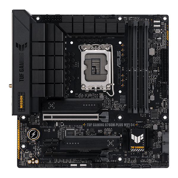 Mainboard Asus TUF Gaming B760M-PLUS WIFI D4 (Intel B760/ Socket 1700/ 4 khe ram/ DDR4/ 2.5 Gigabit LAN)