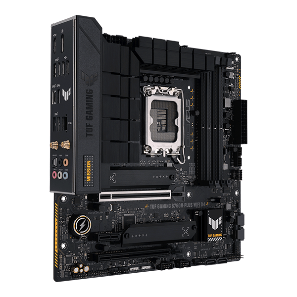Mainboard Asus TUF Gaming B760M-PLUS WIFI D4 (Intel B760/ Socket 1700/ 4 khe ram/ DDR4/ 2.5 Gigabit LAN)