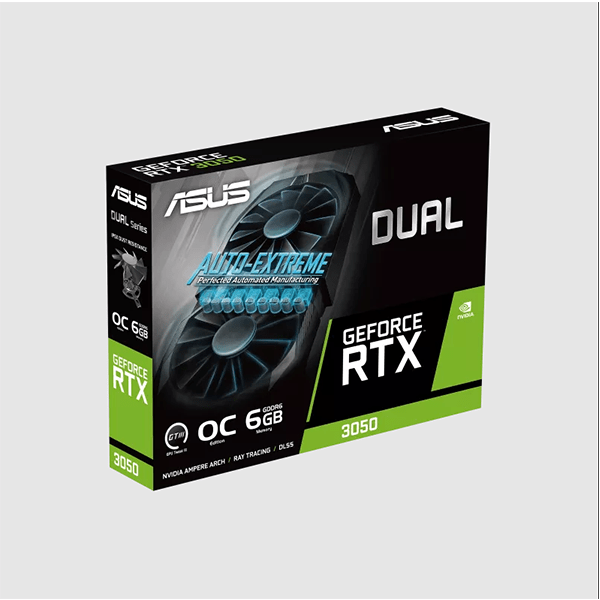 Card màn hình Asus Dual GeForce RTX 3050 (6GB/ GDDR6/ 96 bit)