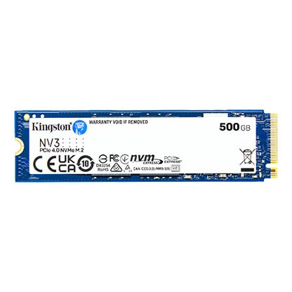 Ổ cứng SSD Kingston NV3 500Gb PCIe 4.0 NVMe M2 2280 (Đọc 5.000 Ghi 3.000 MB/giây)