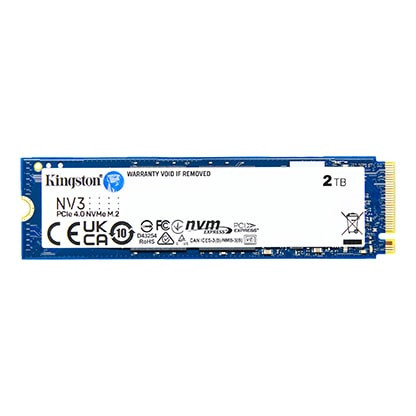 Ổ cứng SSD Kingston NV3 2Tb PCIe 4.0 NVMe M2 2280 (Đọc 6.000 Ghi 5.000 MB/giây)