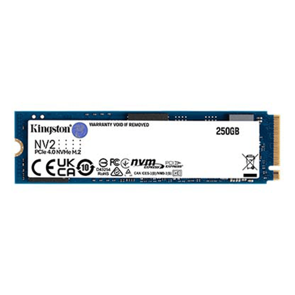Ổ cứng SSD Kingston NV2 250Gb PCIe 4.0 NVMe M2 2280 (Đọc 3.000 Ghi 1.300 MB/giây)