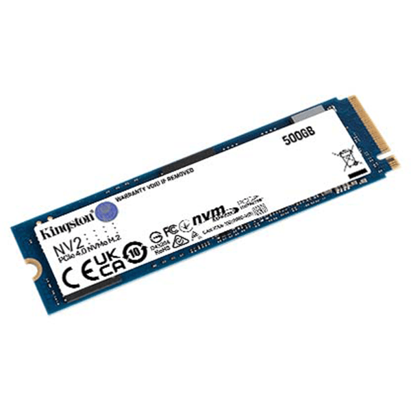 Ổ cứng SSD Kingston NV2 500Gb PCIe 4.0 NVMe M2 2280 (Đọc 3.500 Ghi 2.100 MB/giây)