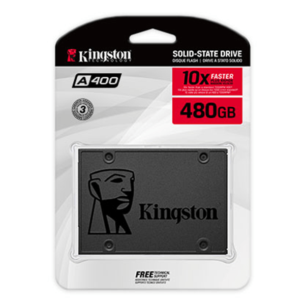 Ổ cứng SSD Kingston A400 480GB 2.5 inch SATA3 (Đọc 500MB/s - Ghi 450MB/s)
