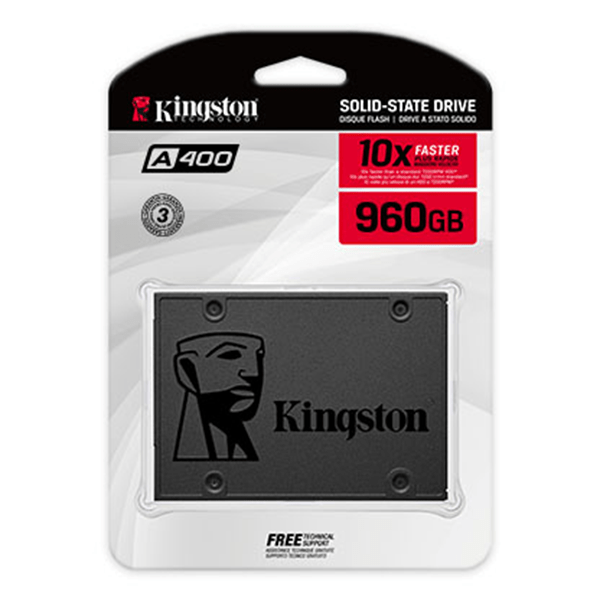 Ổ cứng SSD Kingston A400 960GB 2.5 inch SATA3 (Đọc 500MB/s - Ghi 450MB/s)