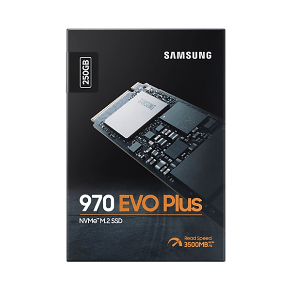Ổ cứng SSD Samsung 970 Evo Plus 250Gb (NVMe PCIe/ Gen3x4 M2.2280/ 3500MB/s/ 2300MB/s)
