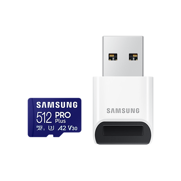 Thẻ nhớ Micro SD Samsung Pro Plus SDXC UHS-I 512GB (R/W 160MB/s/ 120MB/s)