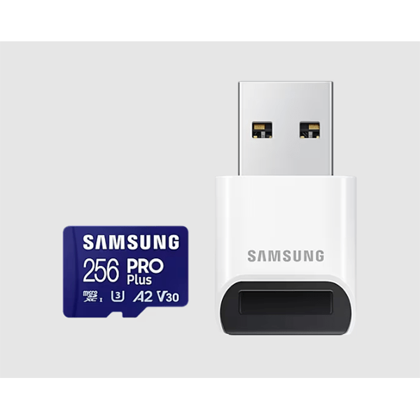 Thẻ nhớ Micro SD Samsung Pro Plus SDXC UHS-I 256GB (R/W 160MB/s/ 120MB/s)