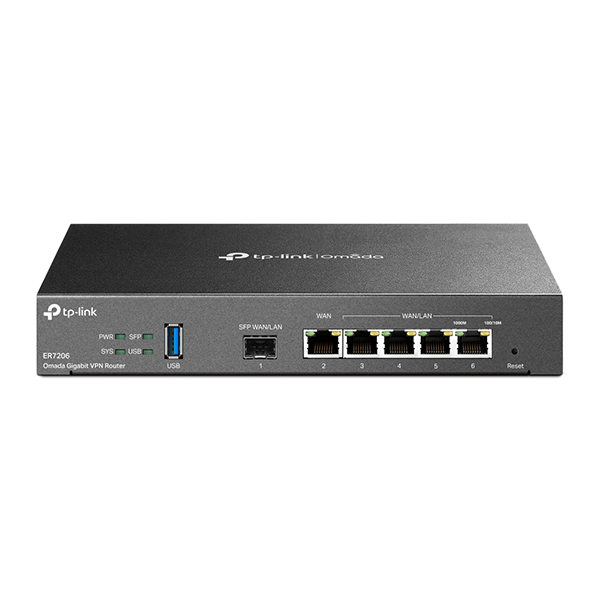Thiết bị cân bằng tải TP-Link TL-ER7206 VPN Gigabit Omada