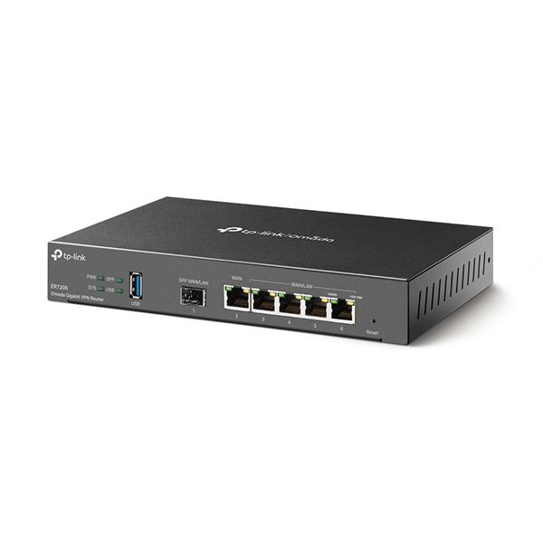 Thiết bị cân bằng tải TP-Link TL-ER7206 VPN Gigabit Omada