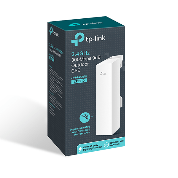 Bộ phát Wifi ngoài trời TP-Link CPE510 CPE Outdoor 9dBi Tốc Độ 300Mbps Băng Tần 2.4GHz
