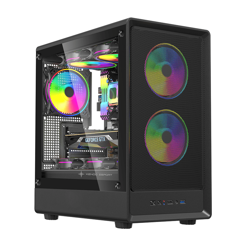 Vỏ case máy tính KENOO ESPORT M362 - Màu Đen