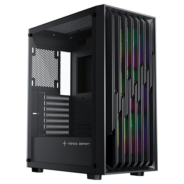 Vỏ case máy tính KENOO ESPORT EM730 - 3F (Màu Đen)