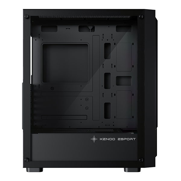 Vỏ case máy tính KENOO ESPORT EM730 - 3F (Màu Đen)