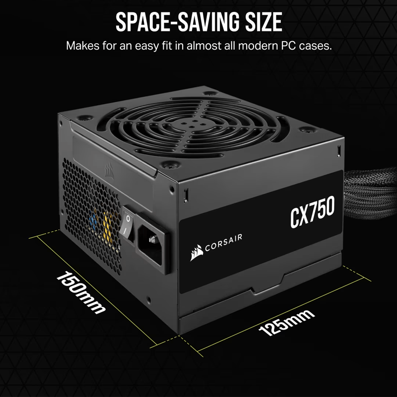 Nguồn Máy Tính Corsair CX750 750W 80 Plus Bronze