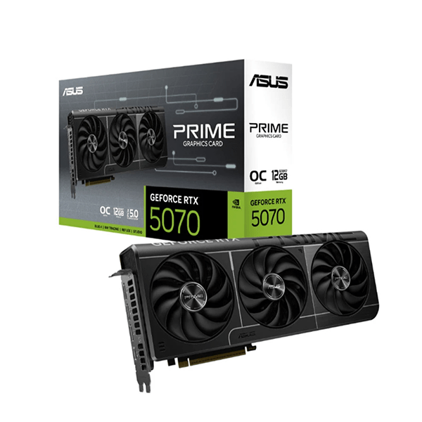 Card đồ họa Asus Prime GeForce RTX 5070 12GB GDDR7 OC Edition (GDDR7/ 192 bit)