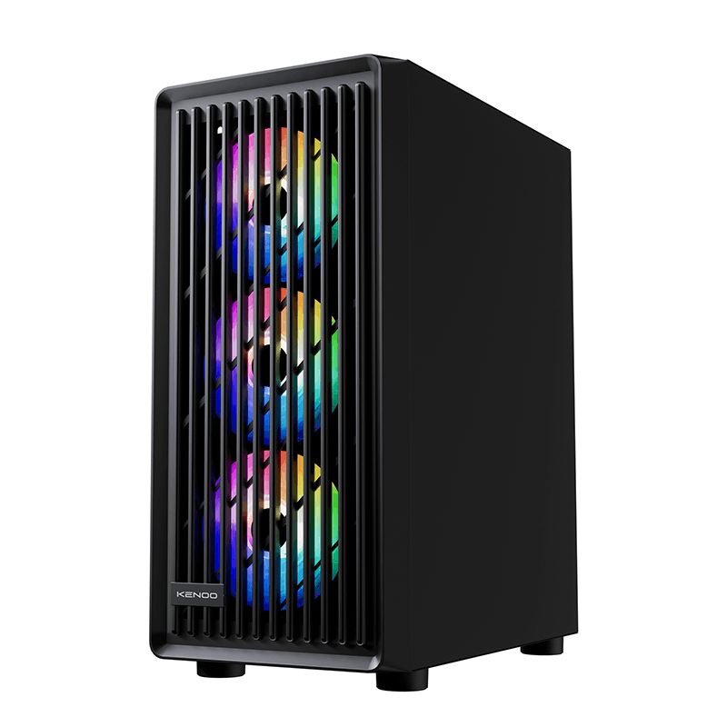 Vỏ case máy tính KENOO ESPORT AF301 - 3F - Màu Đen