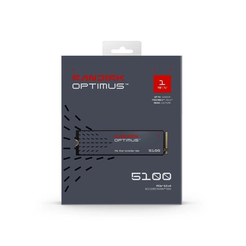 SSD SanDisk Optimus 5100 1TB PCIe 4.0 NVMe SDSP51100TAN-000E0
