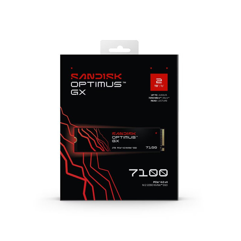 SSD SanDisk Optimus GX 7100 2TB PCIe 4.0 NVMe SDSP71200TAN-000E0