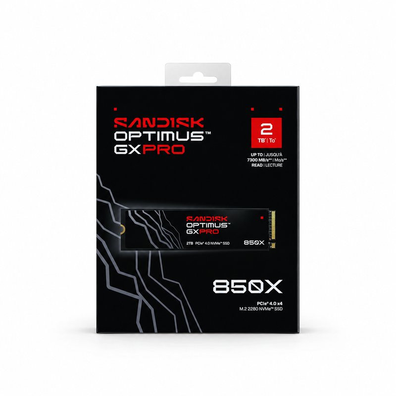 Ổ cứng SSD 2TB SanDisk Optimus GX PRO 850X NVMe (SDSP81200TAN-000E0)