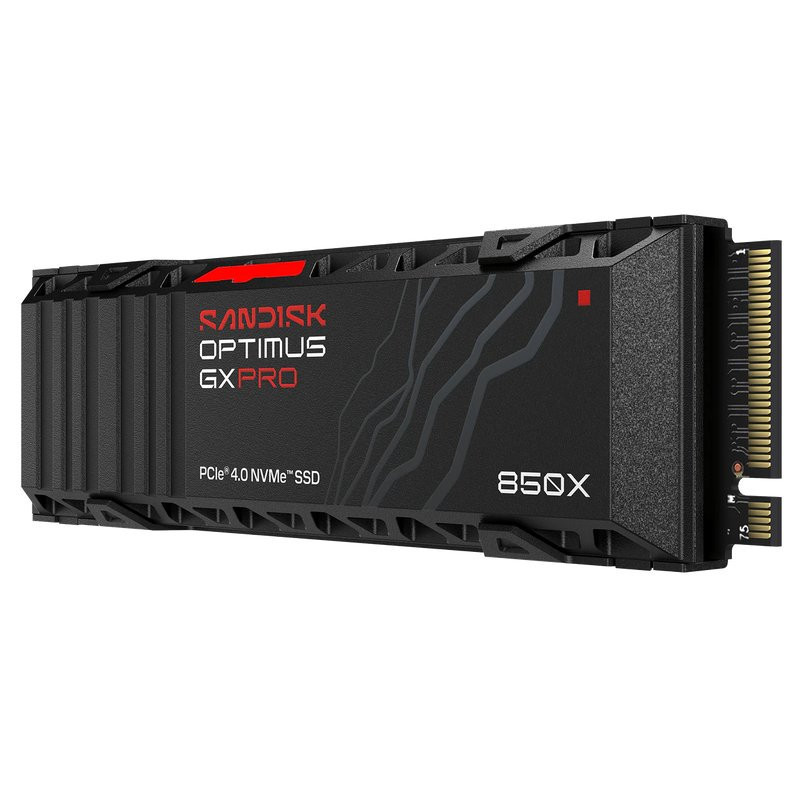 SSD SanDisk Optimus GX PRO 850X 4TB PCIe 4.0 NVMe Heatsink SDSP81400TAH-000E0