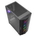 Vỏ máy vi tính GAMEMAX Diamond - Mầu Đen  - LED Strips rainbow