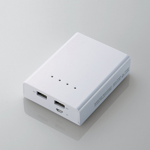 Sạc dự phòng Elecom 7800mAh 2 cổng ra 2A DE-M01L-7830WH Trắng