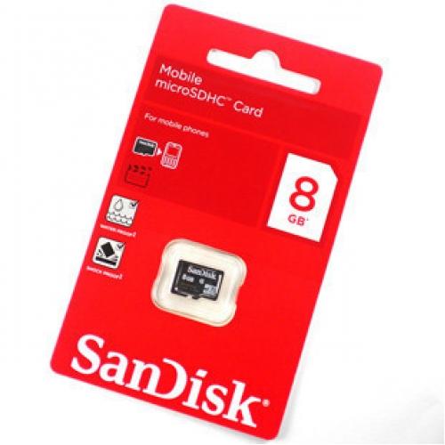 Thẻ nhớ SD Sandisk 8Gb Class 4
