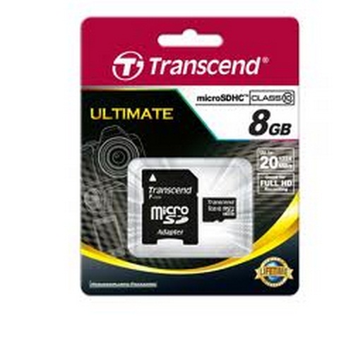 Thẻ nhớ Micro SD Transcend 8Gb class 4