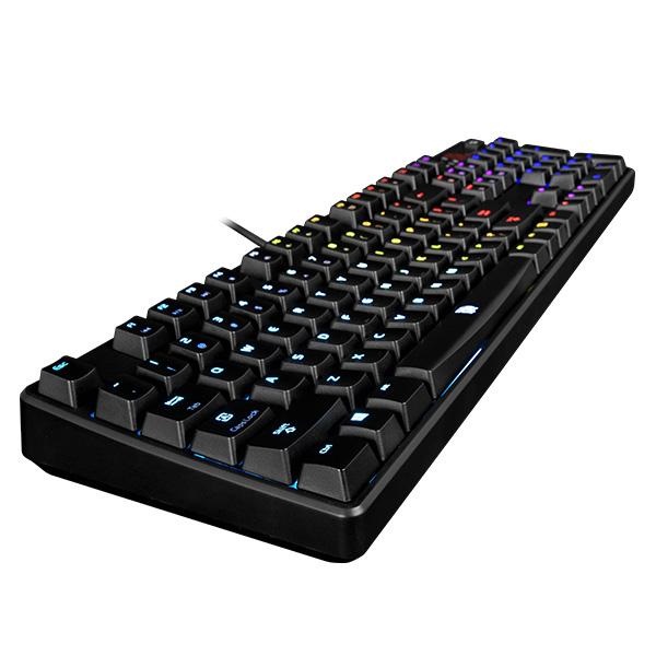 Bàn phím TTeSports Poseidon Z RGB Blue/ Brown switch (USB, Có dây)