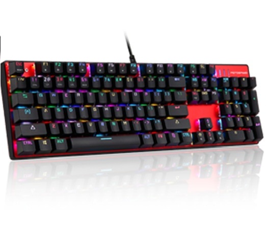 Bàn phím MotoSpeed K84 LED RGB Mechanical (USB, Có dây)