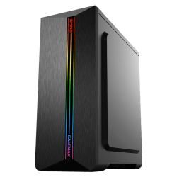 Vỏ case máy vi tính GAMEMAX G527 SHINE - Màu đen - LED Strips rainbow