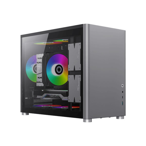 Vỏ case máy vi tính GAMEMAX SPARK - Mầu Xám