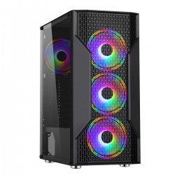 Vỏ case máy tính KENOO ESPORT AF300 - Mầu Đen - (Size ATX)