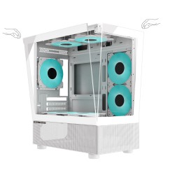 Vỏ case máy tính KENOO ESPORT MK200 - Màu Trắng - (Size M-ATX)