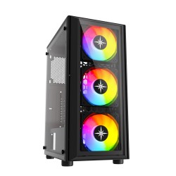Vỏ case máy tính KENOO ESPORT K300 -3F - Mầu Đen