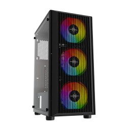 Vỏ case máy tính KENOO ESPORT M300 - 3F - Mầu Đen