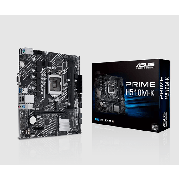 Mainboard Asus H510M-K (Intel H510/ Intel LGA 1200/ M-ATX/ 2 khe ram/ DDR4/ Lan)