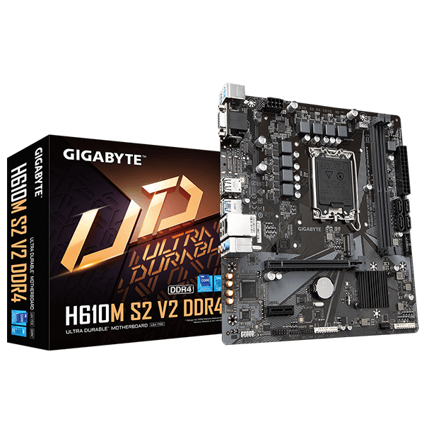 Mainboard Gigabyte H610M S2 DDR4 (Intel H610/ Socket 1700/ 2 khe ram/ DDR4)