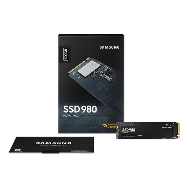Ổ cứng SSD Samsung 980 MZ-V8V500BW 500Gb (NVMe PCIe/ Gen3x4 M2.2280/ 3100MB/s/ 2600MB/s)