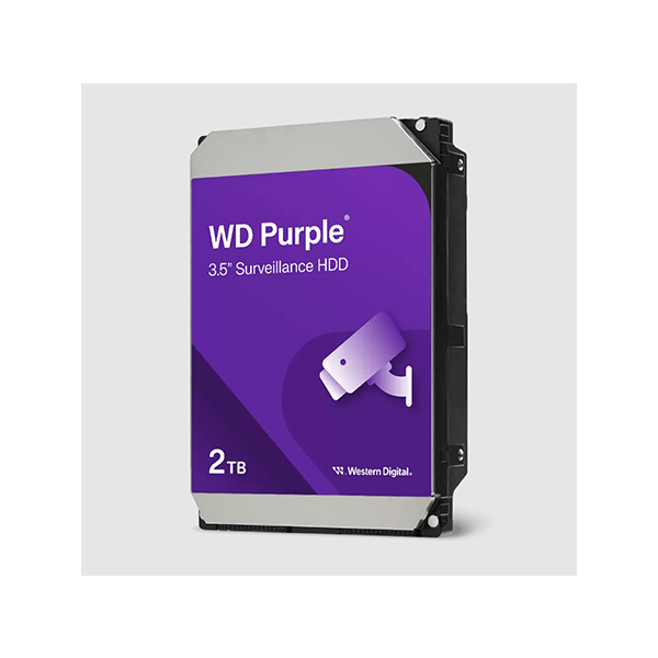 Ổ cứng camera Western Digital Purple 2TB (3.5Inch/ 5400rpm/ 64MB/ SATA3)