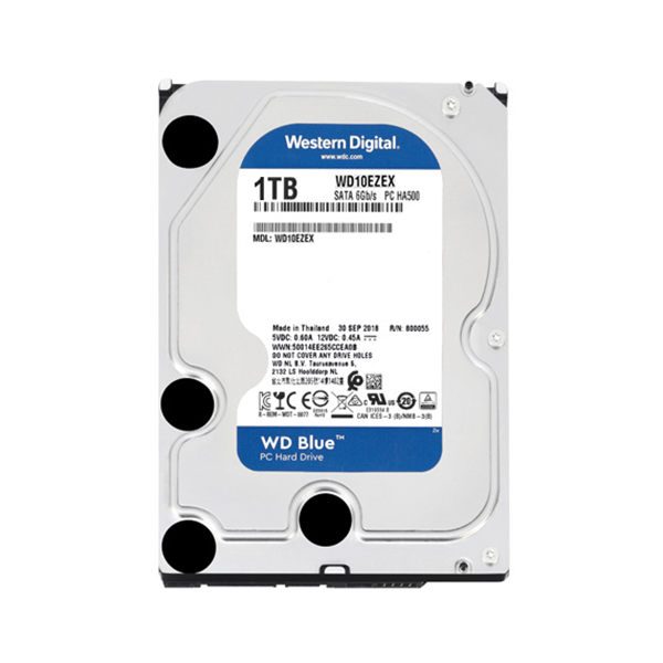 Ổ cứng Western Digital Blue 1TB (3.5Inch/ 7200rpm/ 64MB/ SATA3)